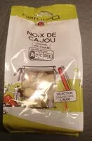 Mängden socker i Noix de cajou