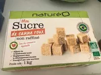 Mängden socker i Sucre de canne roux