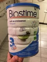 Mängden socker i Lait de croissance bio