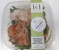 Mängden socker i Salade de poulet, boulgour, patate douce