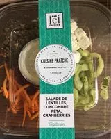 Mängden socker i Salade lentilles, concombres, feta