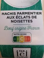 Mängden socker i Hachis parmentier aux éclats de noisette