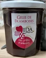 Mängden socker i Gelee de framboise