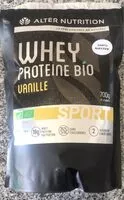 Mängden socker i Whey proteine bio vanille