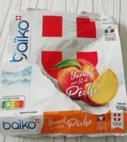 Mängden socker i Yaourt sur lit de pêche