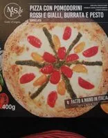 Mängden socker i Pizza Con Pomodorini Rossi E Gialli Burrata E Pesto