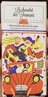 Mängden socker i Chocolat noir et éclats de fèves de cacao
