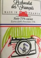 Mängden socker i Chocolat noir 71% cacao