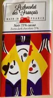 Mängden socker i Chocolat noir 71%