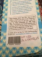 Mängden socker i Tablette Mexique intense