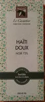 Mängden socker i Chocolat Haïti Doux noir 72%