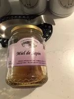 Mängden socker i Miel de sapin