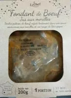 Mängden socker i Fondant boeuf Jus aux Morilles