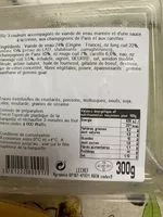 Mängden socker i Blanquette de veau riz 3 couleurs