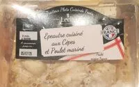 Mängden socker i Épeautre cuisiné aux Cèpes et Poulet mariné
