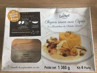 Mängden socker i Chapon sauce aux cèpes et mousseline de patate douce