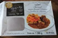 Mängden socker i Chevreuil sauce grand veneur carottes et marron
