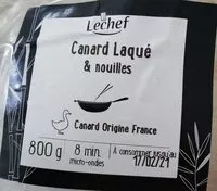 Mängden socker i Canard laqué et nouilles