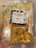 Mängden socker i Poulet tikka massala et riz basmati