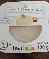 Mängden socker i Ecrasé de pomme de terre