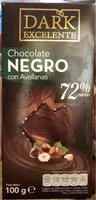 Mängden socker i Chocolate negro con avellanas