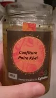 Mängden socker i Confiture poire kiwi