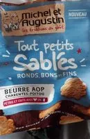 Mängden socker i Petits sablés au beurre AOP Charentes-Poitou 90g