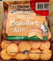 Mängden socker i Petits sablés Beaufort AOP