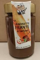 Mängden socker i La noisette Filante