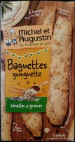 Mängden socker i Baguettes guinguette céréales graine