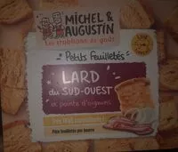 Mängden socker i Petits feuilletés Lard du Sud-Ouest et pointe d'oignons