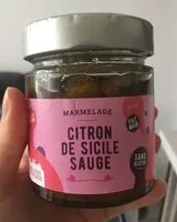 Mängden socker i Marmelade Citron de Sicile Sauge