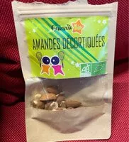 Mängden socker i Amandes décortiquées