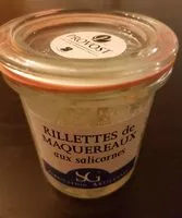 Mängden socker i Rillettes de maquereaux aux salicornes