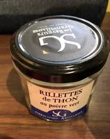 Mängden socker i Rillettes de thon au poivre vert