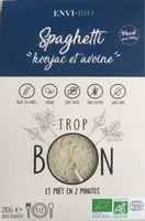 Mängden socker i Spaghetti konjac et avoine - ENVI-BIO - 270 g