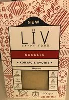 Mängden socker i Noodle konjac & avoine