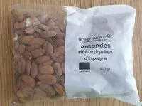 Mängden socker i Amandes décortiquées