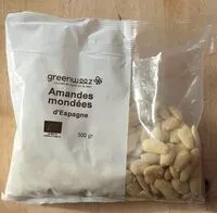 Mängden socker i Amandes mondées d'Espagne