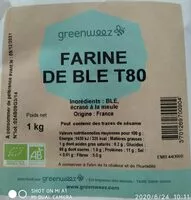 Mängden socker i Farine de blé T80