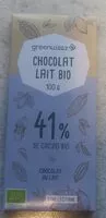 Mängden socker i Chocolat lait bio