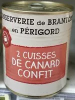 Mängden socker i 2 cuisses de canard confit