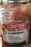 Mängden socker i Confiture fraise charlotte a l’ancienne