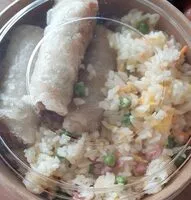 Mängden socker i Assortiment riz cantonais nems et poulet