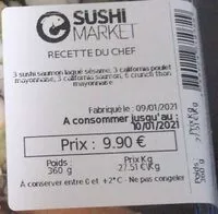 Mängden socker i Sushi