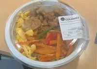 Mängden socker i Nouilles teppanyaki poulet