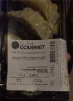 Mängden socker i Mini box gyozas au poulet