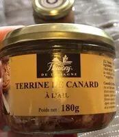 Mängden socker i Terrine de canard à l’ail