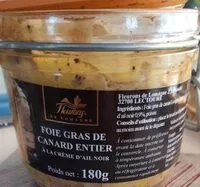 Mängden socker i Foie gras de canard entier