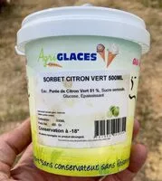 Mängden socker i Sorbet citron vert
